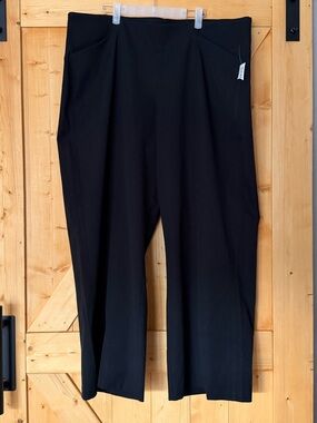 NWT Old Navy Pixie Wide-Leg High-Rise Pull-on Pants Black XXL- Plus Size
